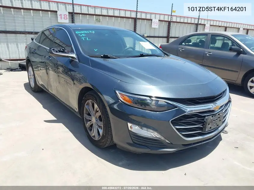 2019 Chevrolet Malibu Lt VIN: 1G1ZD5ST4KF164201 Lot: 45663272