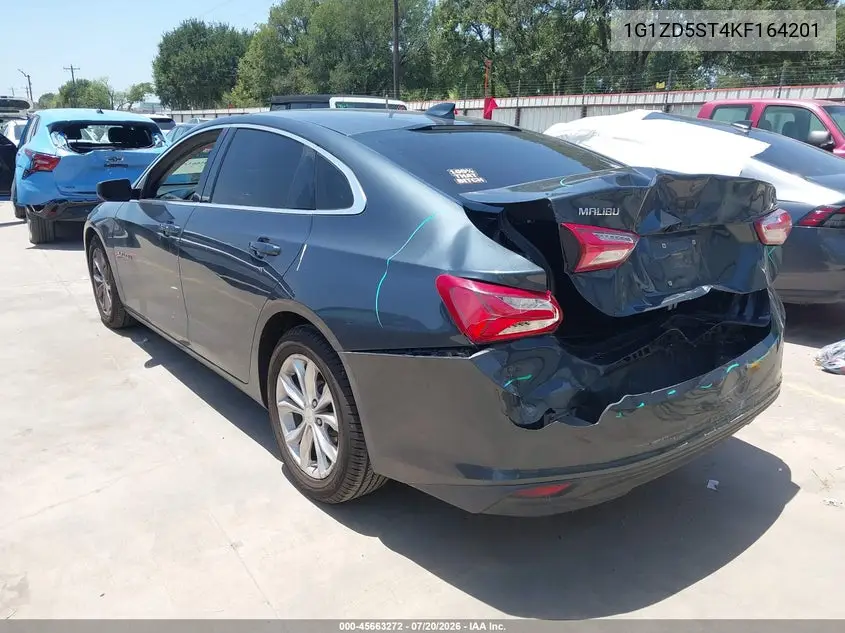 2019 Chevrolet Malibu Lt VIN: 1G1ZD5ST4KF164201 Lot: 45663272