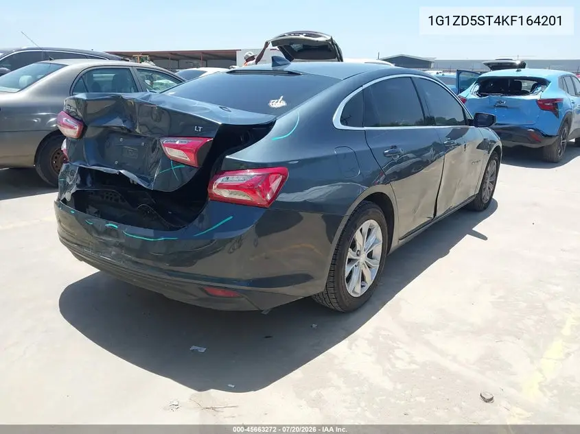 2019 Chevrolet Malibu Lt VIN: 1G1ZD5ST4KF164201 Lot: 45663272