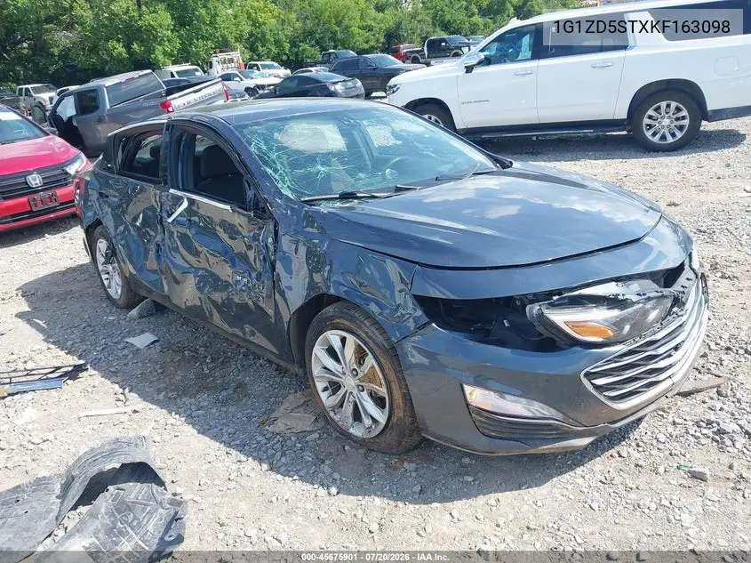 2019 Chevrolet Malibu Lt VIN: 1G1ZD5STXKF163098 Lot: 45675901