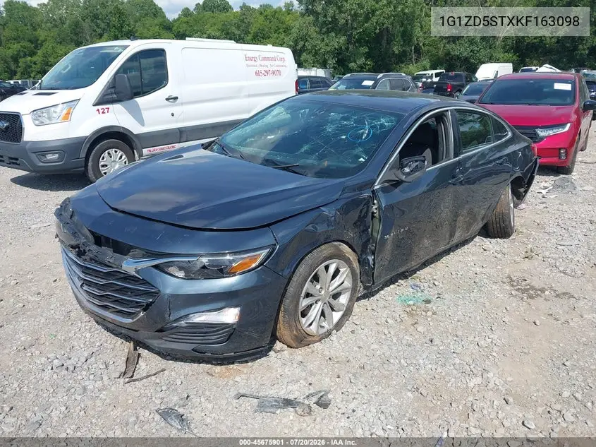 2019 Chevrolet Malibu Lt VIN: 1G1ZD5STXKF163098 Lot: 45675901
