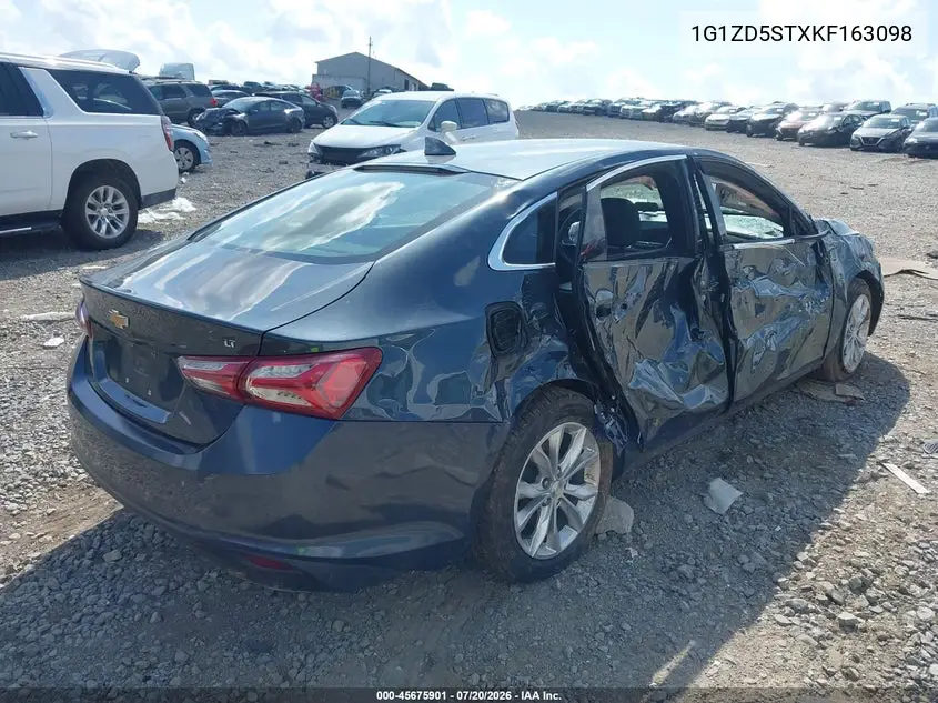 2019 Chevrolet Malibu Lt VIN: 1G1ZD5STXKF163098 Lot: 45675901