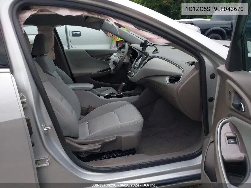 2020 Chevrolet Malibu Fwd 1Fl VIN: 1G1ZC5ST9LF043670 Lot: 39734298