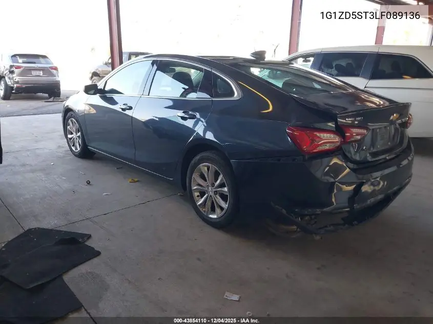 1G1ZD5ST3LF089136 2020 Chevrolet Malibu Fwd Lt