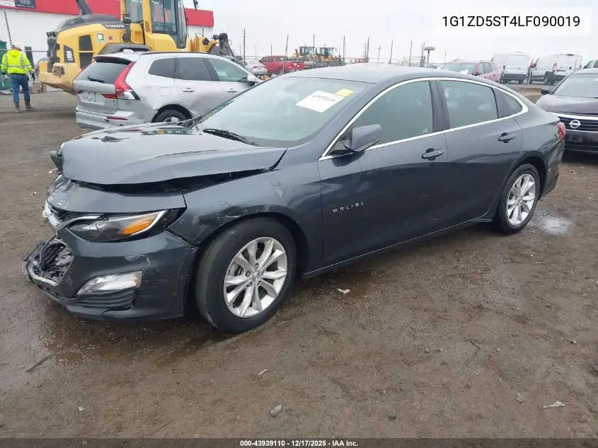 1G1ZD5ST4LF090019 2020 Chevrolet Malibu Fwd Lt