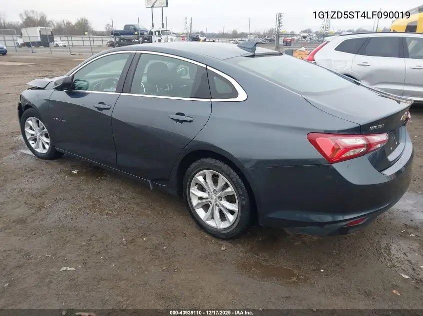 1G1ZD5ST4LF090019 2020 Chevrolet Malibu Fwd Lt