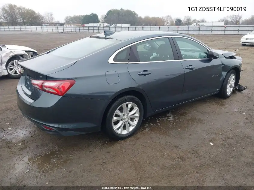 1G1ZD5ST4LF090019 2020 Chevrolet Malibu Fwd Lt