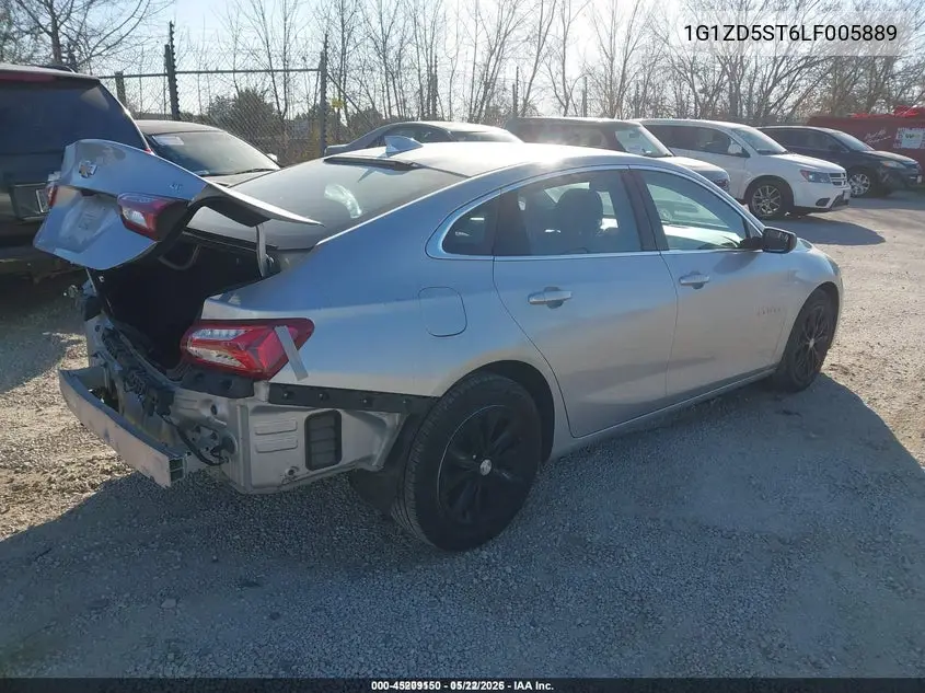 1G1ZD5ST6LF005889 2020 Chevrolet Malibu Fwd Lt