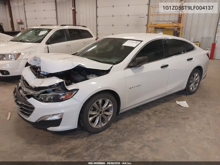 1G1ZD5ST9LF004137 2020 Chevrolet Malibu Fwd Lt