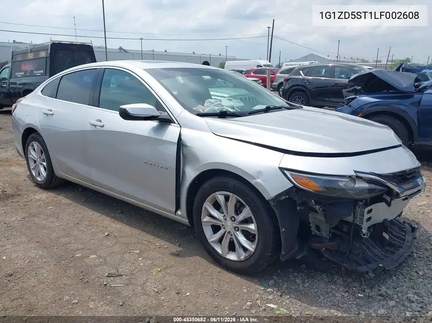2020 Chevrolet Malibu Fwd Lt VIN: 1G1ZD5ST1LF002608 Lot: 45350682