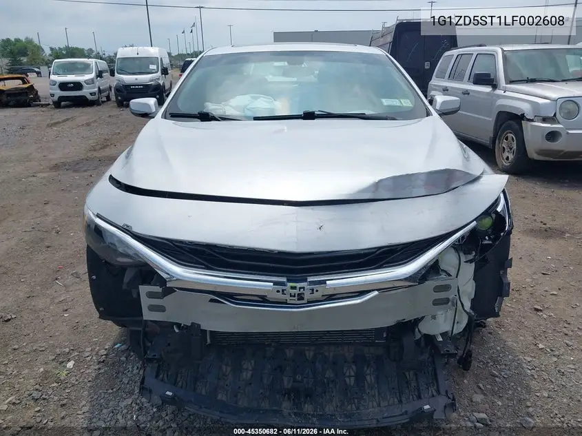 2020 Chevrolet Malibu Fwd Lt VIN: 1G1ZD5ST1LF002608 Lot: 45350682