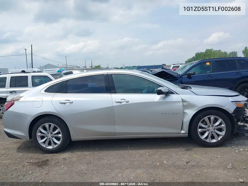 2020 Chevrolet Malibu Fwd Lt VIN: 1G1ZD5ST1LF002608 Lot: 45350682