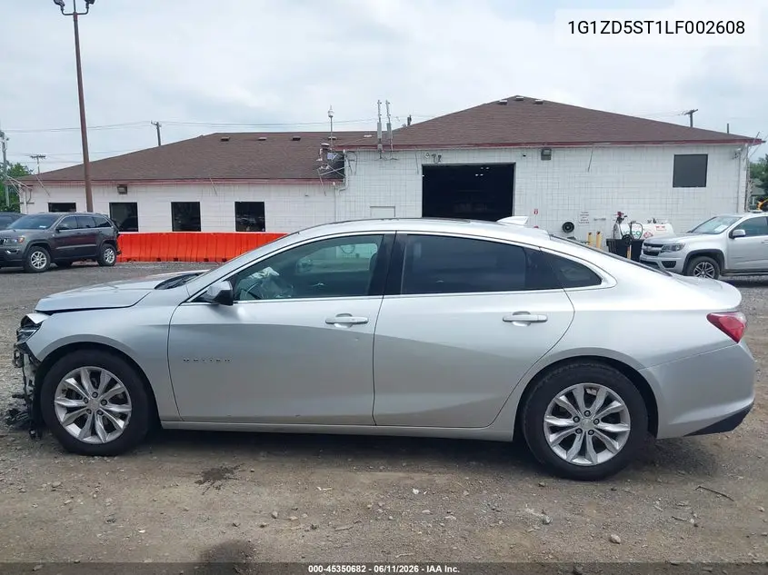 2020 Chevrolet Malibu Fwd Lt VIN: 1G1ZD5ST1LF002608 Lot: 45350682