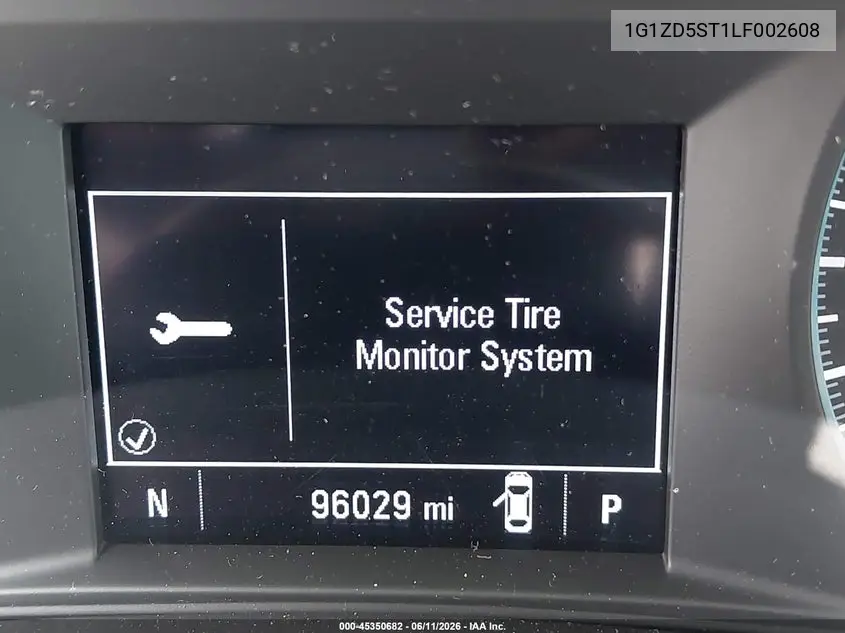 2020 Chevrolet Malibu Fwd Lt VIN: 1G1ZD5ST1LF002608 Lot: 45350682