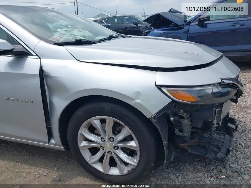 2020 Chevrolet Malibu Fwd Lt VIN: 1G1ZD5ST1LF002608 Lot: 45350682