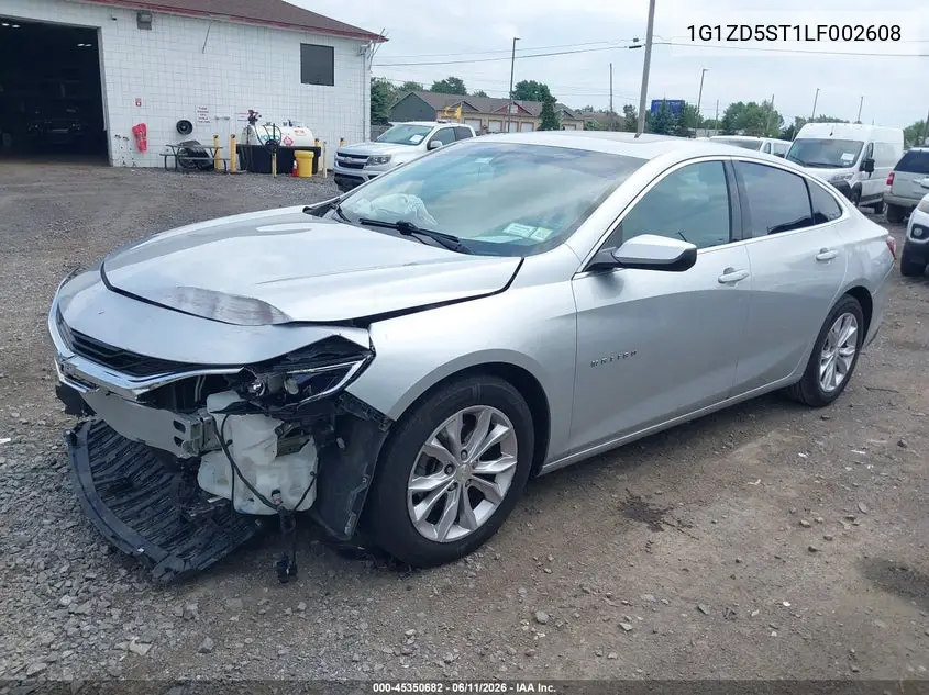 2020 Chevrolet Malibu Fwd Lt VIN: 1G1ZD5ST1LF002608 Lot: 45350682