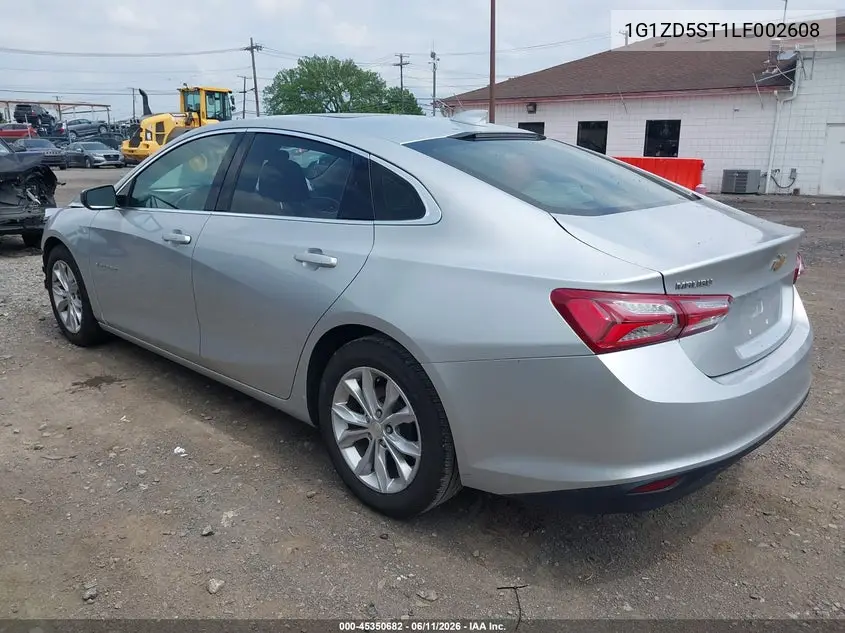 2020 Chevrolet Malibu Fwd Lt VIN: 1G1ZD5ST1LF002608 Lot: 45350682