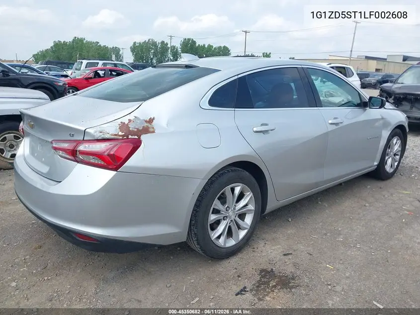 2020 Chevrolet Malibu Fwd Lt VIN: 1G1ZD5ST1LF002608 Lot: 45350682