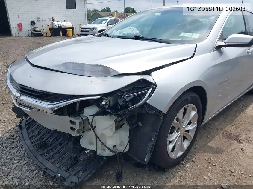 2020 Chevrolet Malibu Fwd Lt VIN: 1G1ZD5ST1LF002608 Lot: 45350682