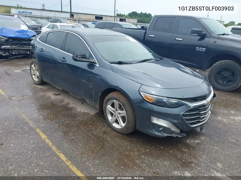 2020 Chevrolet Malibu Fwd Ls VIN: 1G1ZB5ST0LF003903 Lot: 45632681
