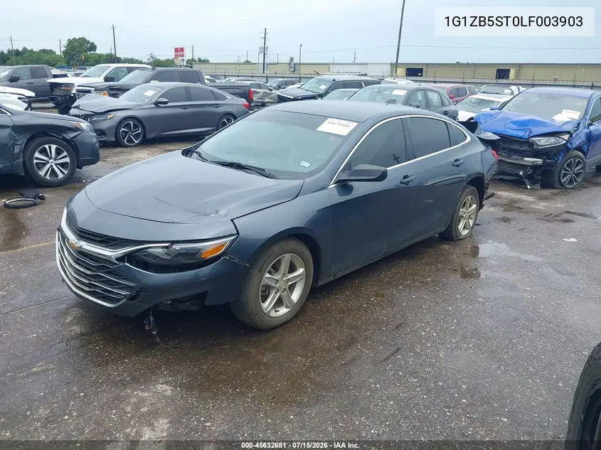 2020 Chevrolet Malibu Fwd Ls VIN: 1G1ZB5ST0LF003903 Lot: 45632681