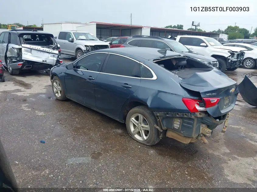 2020 Chevrolet Malibu Fwd Ls VIN: 1G1ZB5ST0LF003903 Lot: 45632681