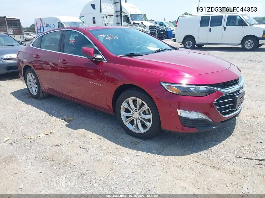 2020 Chevrolet Malibu Fwd Lt VIN: 1G1ZD5ST6LF044353 Lot: 45634049