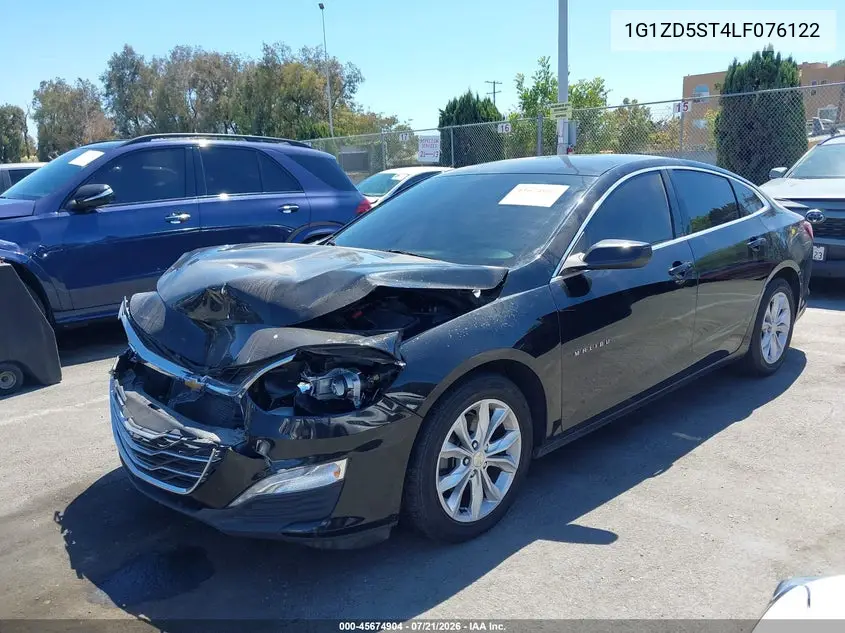 2020 Chevrolet Malibu Fwd Lt VIN: 1G1ZD5ST4LF076122 Lot: 45674904