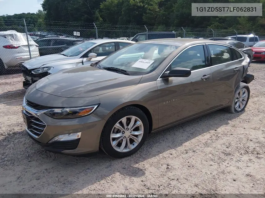 2020 Chevrolet Malibu Fwd Lt VIN: 1G1ZD5ST7LF062831 Lot: 45686643