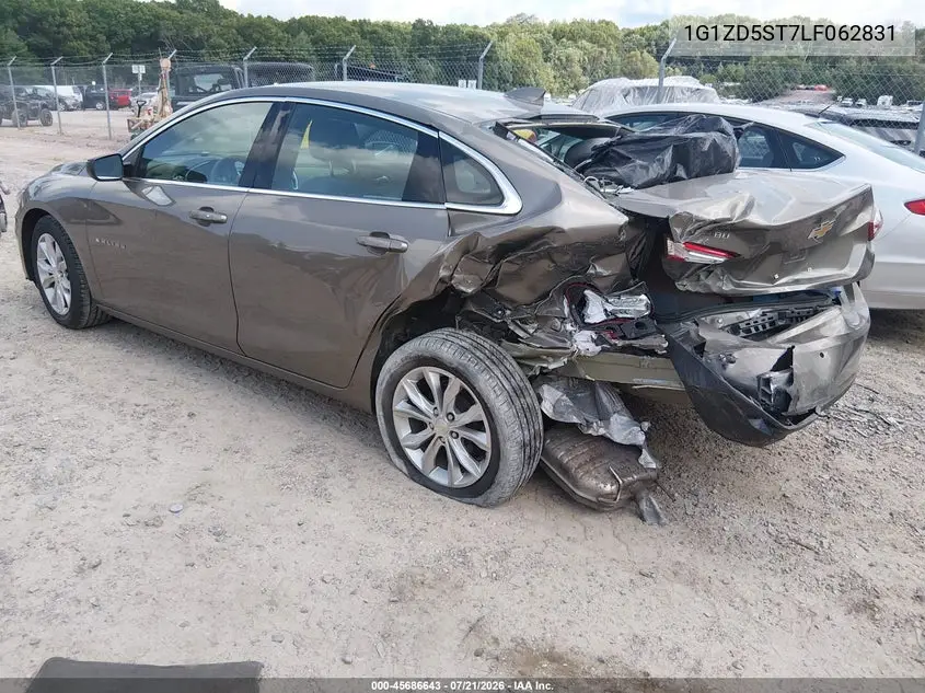 2020 Chevrolet Malibu Fwd Lt VIN: 1G1ZD5ST7LF062831 Lot: 45686643