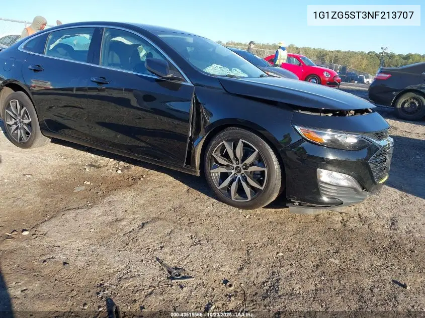 1G1ZG5ST3NF213707 2022 Chevrolet Malibu Fwd Rs