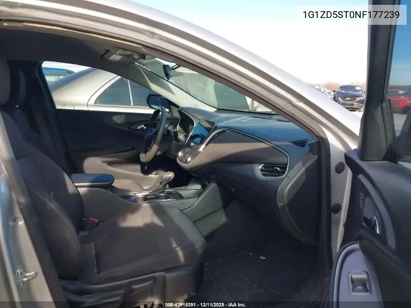 1G1ZD5ST0NF177239 2022 Chevrolet Malibu Fwd Lt