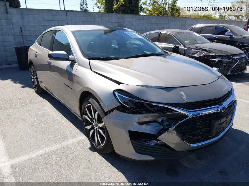 2022 Chevrolet Malibu Fwd Rs VIN: 1G1ZG5ST0NF196073 Lot: 45644370