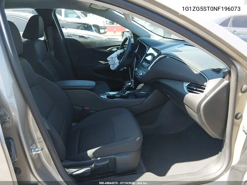 2022 Chevrolet Malibu Fwd Rs VIN: 1G1ZG5ST0NF196073 Lot: 45644370