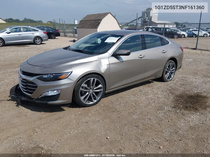 2022 Chevrolet Malibu Fwd Lt VIN: 1G1ZD5ST3NF161360 Lot: 45681311
