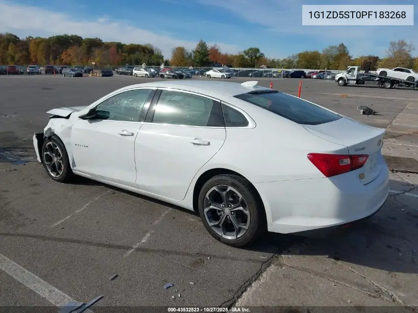 1G1ZD5ST0PF183268 2023 Chevrolet Malibu Fwd 1Lt