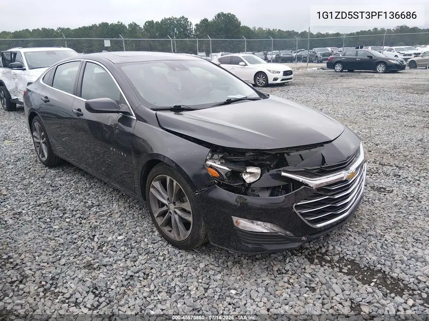 2023 Chevrolet Malibu Fwd 1Lt VIN: 1G1ZD5ST3PF136686 Lot: 45570860