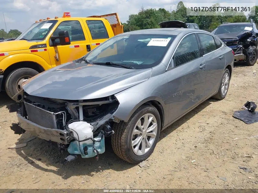 2024 Chevrolet Malibu Fwd 1Lt VIN: 1G1ZD5ST7RF141361 Lot: 45066033