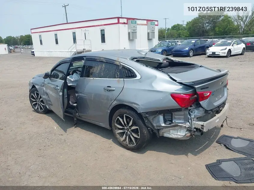 2024 Chevrolet Malibu Fwd Rs VIN: 1G1ZG5ST1RF239843 Lot: 45639864