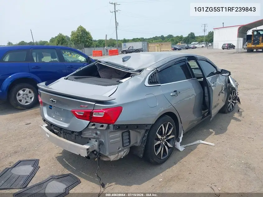 2024 Chevrolet Malibu Fwd Rs VIN: 1G1ZG5ST1RF239843 Lot: 45639864