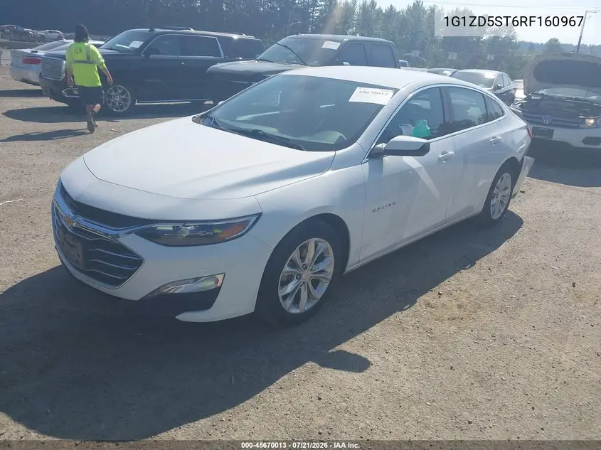 2024 Chevrolet Malibu Fwd 1Lt VIN: 1G1ZD5ST6RF160967 Lot: 45670013