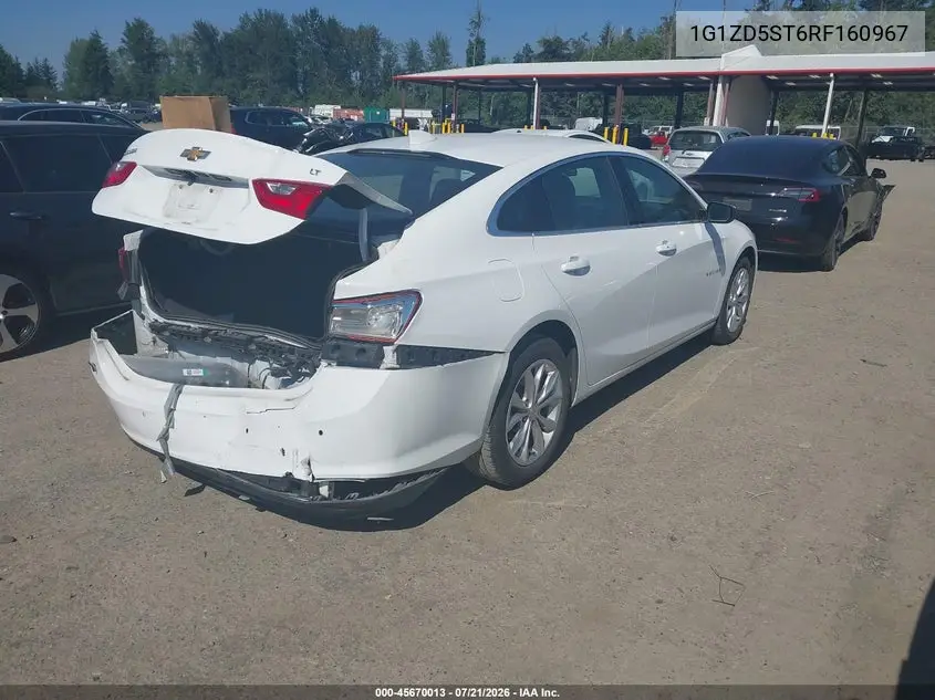 2024 Chevrolet Malibu Fwd 1Lt VIN: 1G1ZD5ST6RF160967 Lot: 45670013