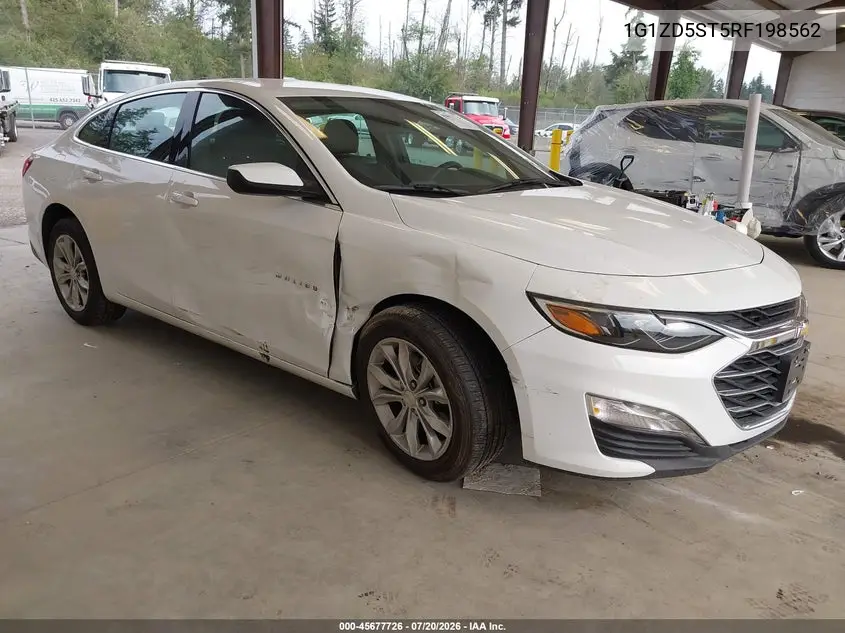 2024 Chevrolet Malibu Fwd 1Lt VIN: 1G1ZD5ST5RF198562 Lot: 45677726