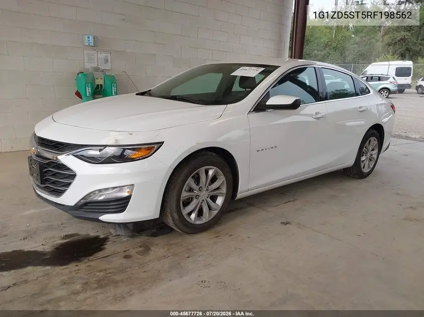 2024 Chevrolet Malibu Fwd 1Lt VIN: 1G1ZD5ST5RF198562 Lot: 45677726