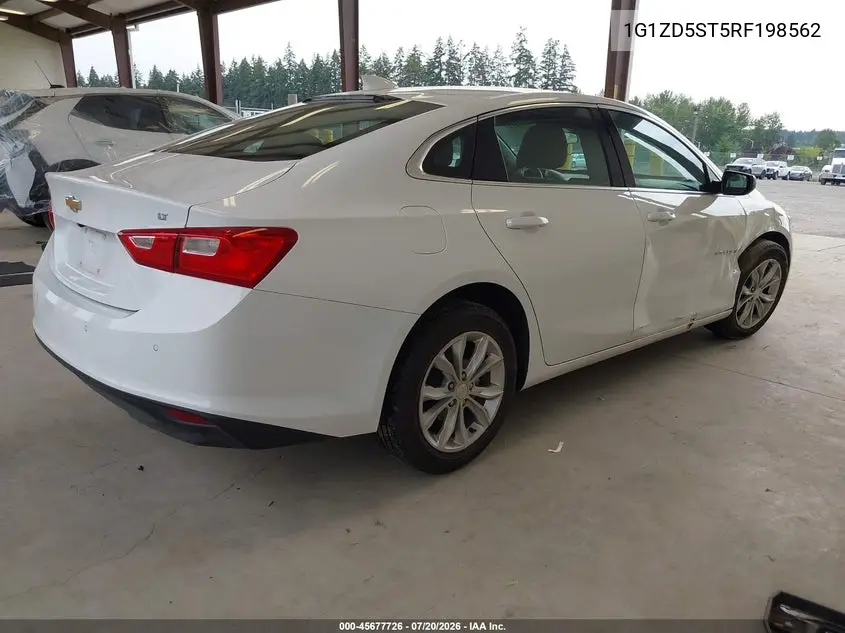 2024 Chevrolet Malibu Fwd 1Lt VIN: 1G1ZD5ST5RF198562 Lot: 45677726