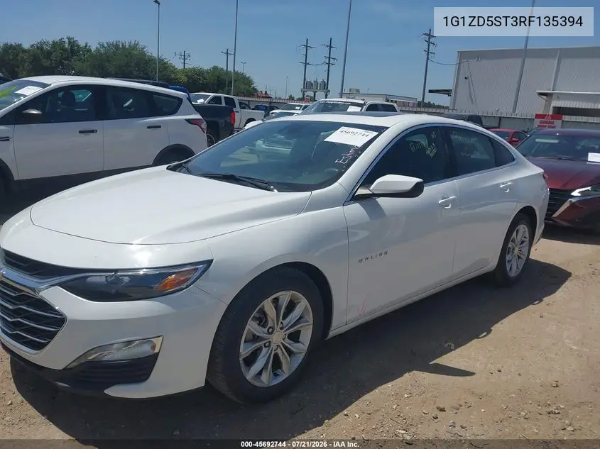 2024 Chevrolet Malibu Fwd 1Lt VIN: 1G1ZD5ST3RF135394 Lot: 45692744