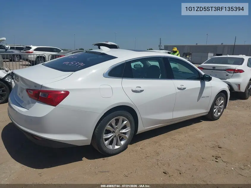 2024 Chevrolet Malibu Fwd 1Lt VIN: 1G1ZD5ST3RF135394 Lot: 45692744