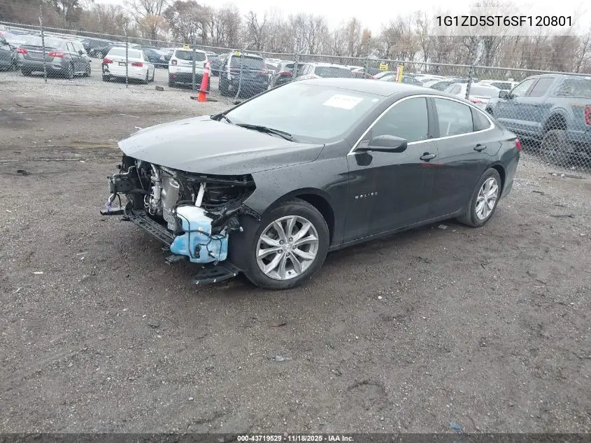 1G1ZD5ST6SF120801 2025 Chevrolet Malibu Fwd 1Lt