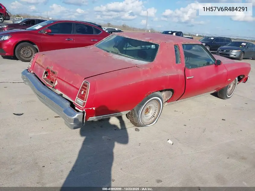 1976 Chevrolet Monte Carlo VIN: 1H57V6R484291 Lot: 43992099