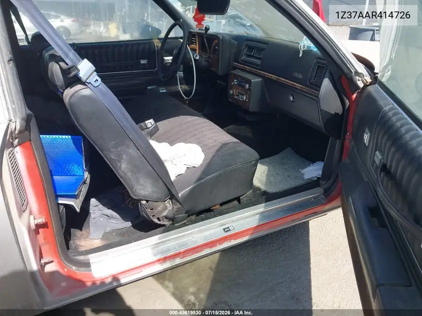 1980 Chevrolet Monte Carlo VIN: 1Z37AAR414726 Lot: 45619530